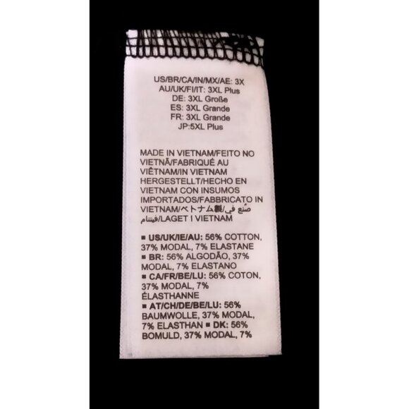 Amazon Essentials Size 3XL Black Scoop Neck Short-Sleeve T-Shirt Pack Of 2 - Picture 8 of 9